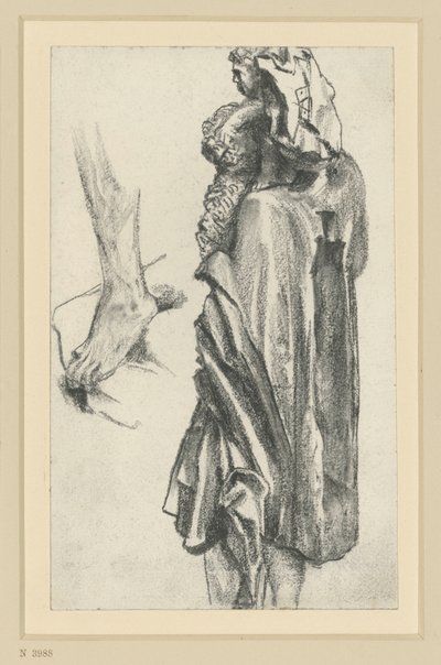 Christophorus, apostelmesteren fra Freiberg, i Dresden av Adolph Menzel