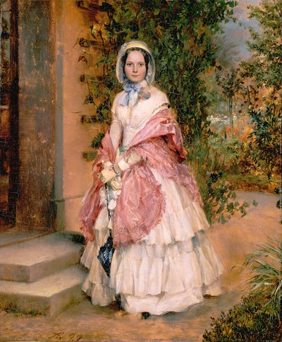 Clara Ilgner (senere fru Schmidt von Knobelsdorff) av Adolph Menzel