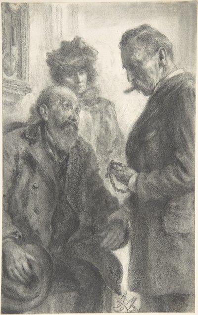 Lege og pasient av Adolph Menzel