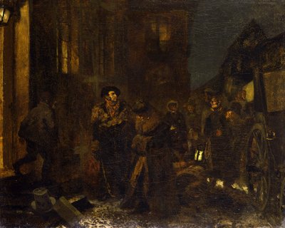 En pause på reisen av Adolph Menzel