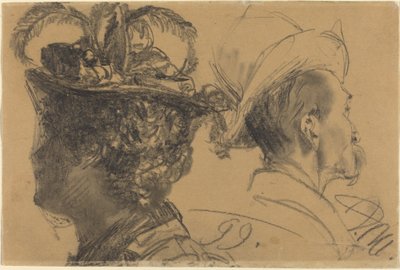 Hoder til en mann og en kvinne av Adolph Menzel