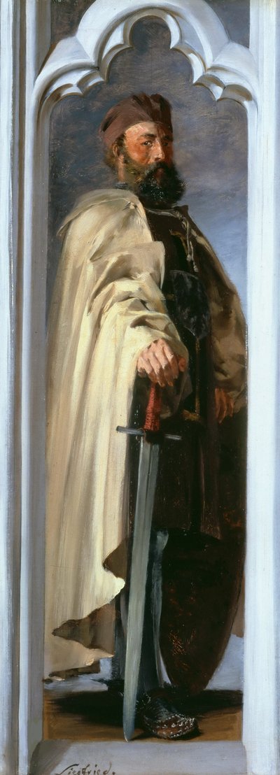 Siegfried von Feuchtwangen, stormester for de teutoniske riddere, 1846. av Adolph Menzel