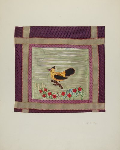 Applikasjonsdekseldetalj, 1941. av Adolph Opstad