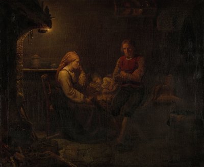det syke barnet av Adolph Tidemand