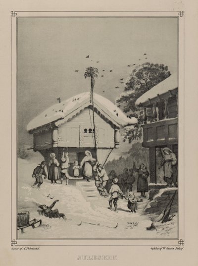 Illustrasjon hentet fra boken Norge fremstillet i Tegninger av Asbjørnsen, P.Chr. og utgitt av Chr. Tønsberg (no, 1848) av Adolph Tidemand