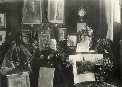 Menzel på sin 80-årsdag / bilde av Adolph Menzel