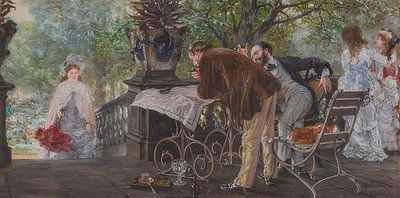 Reise planer. 1875 av Adolph Menzel