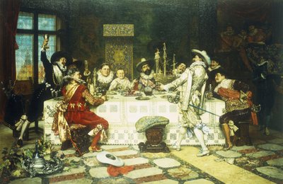 Prinsens bursdagsfest av Adolphe-Alexandre Lesrel