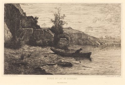 Kantene av Bourgetsjøen av Adolphe Appian