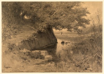 Landskap (La source a Montalieu) av Adolphe Appian