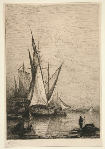 Havnen i Genova av Adolphe Appian