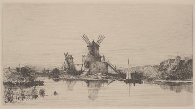 Suvenir, ca. 1863 (radering) av Adolphe Appian