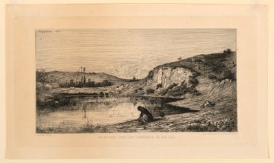A Rock in the Communes of Rix (Ain) av Adolphe Appian