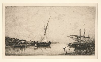 en. To broer b. Fiskebåt av Adolphe Appian