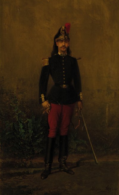 Prins Ferdinand Philippe, hertug av Orleans 1810-1842, 1883. av Adolphe Aze