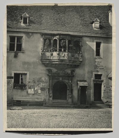 Alsace fasade, Vakthus i Colmar av Adolphe Braun