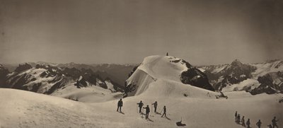 Toppmøtet på Mont Titlis, Sveits av Adolphe Braun