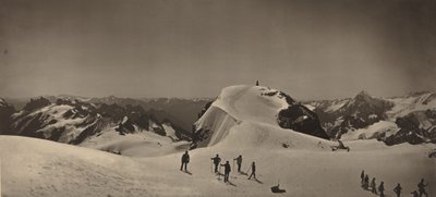 Toppen av Mont Titlis, Sveits av Adolphe Braun
