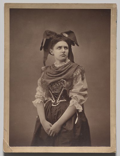 Ung Alsacienne-kvinne av Adolphe Braun