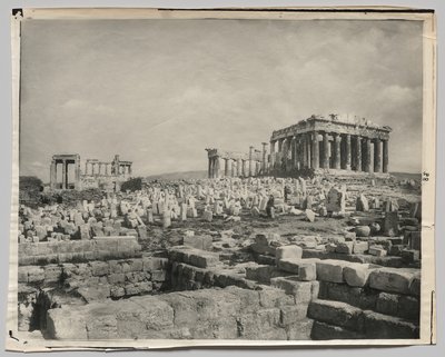 Utsikt over Parthenon av Adolphe Braun and Co.