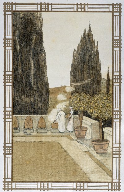 The Life of Bees: The Smoke of Hives - Tegning av A. Giraudon av Adolphe Giraudon