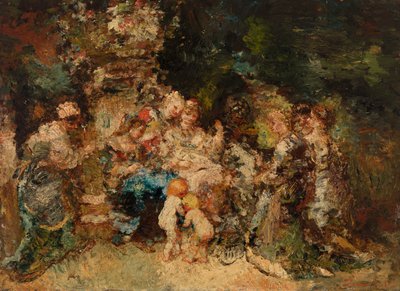Hyllest av Adolphe Joseph Thomas Monticelli