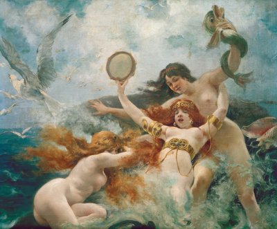 Sirenene koser seg av Adolphe Lalyre
