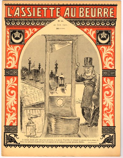 Cover av "" The Butter Dish "", Satirical in Colors av Adolphe Leon Willette