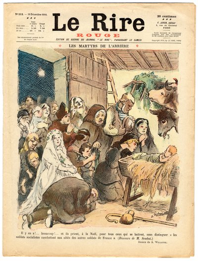 Cover av "" The Red Laughter", Satirical in Colors av Adolphe Leon Willette