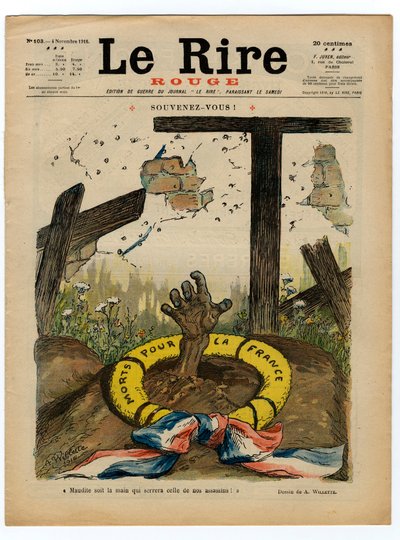 Cover av "" The Red Laughter", Satirical in Colors av Adolphe Leon Willette