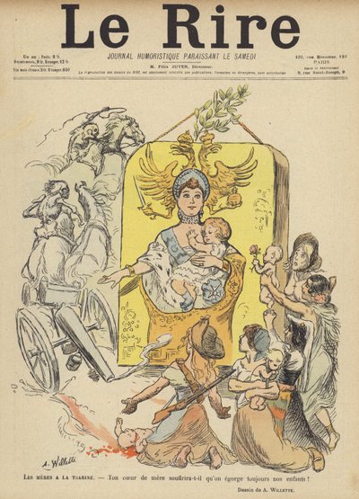 Illustrasjon for Le Rire av Adolphe Leon Willette