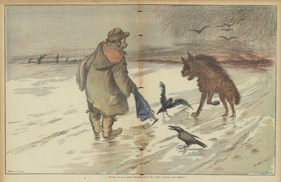 Illustrasjon for Le Rire av Adolphe Leon Willette