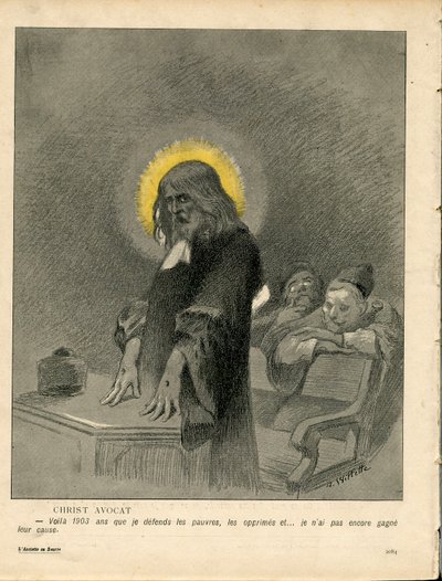 Smørfatet, nummer 123, Farge satirisk av Adolphe Leon Willette