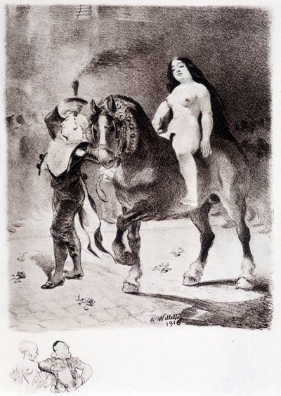 Pride - Tegning av Willette av Adolphe Leon Willette