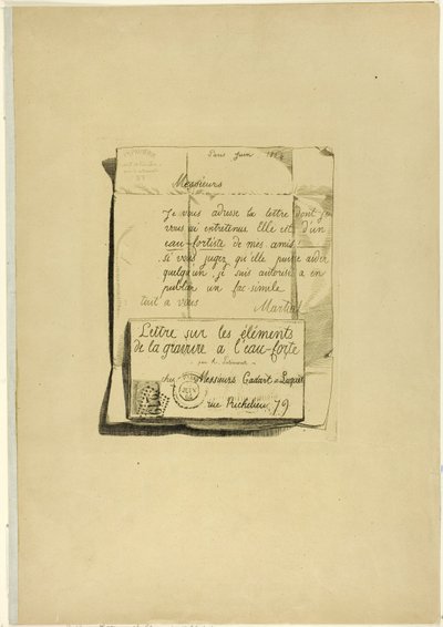 Brev om elementene i etsning av Adolphe Martial Potemont