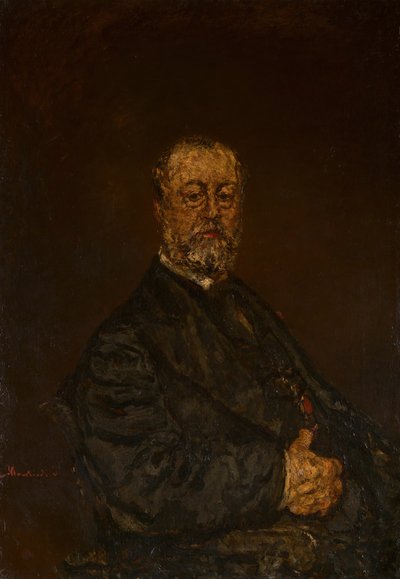 Portrett av Monsieur Rouland, ca. 1875. av Adolphe Monticelli