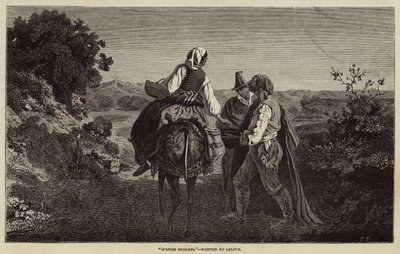 Spanske tiggere av Adolphe Pierre Leleux