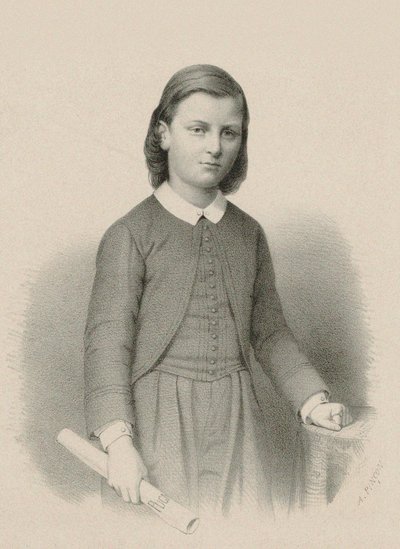 Portrett av komponisten Raoul Pugno 1852-1914, ca. 1870. av Adolphe Pincon
