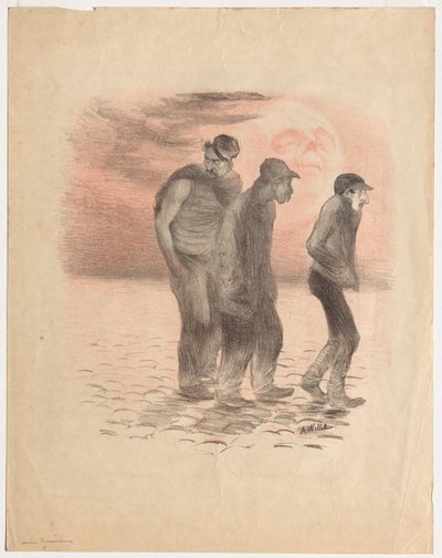 Paris-scener og mordere av Adolphe Willette