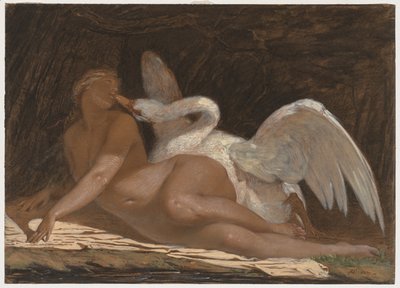 Leda og Svanen. av Adolphe Yvon