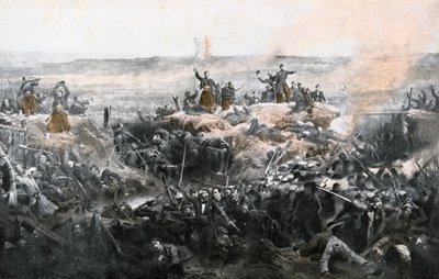 Inntak av Malakoff av den franske hæren, 1855 av Adolphe Yvon