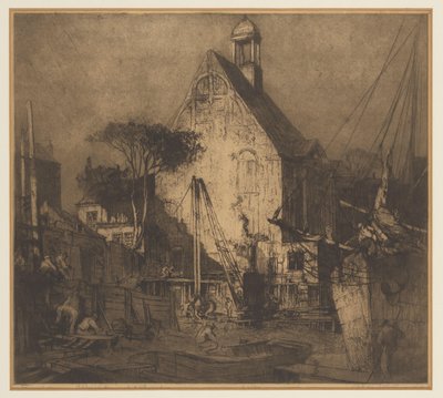 Rivingspistolstøperi Haag (original tittel på objekt) av Adriaan J. van 
