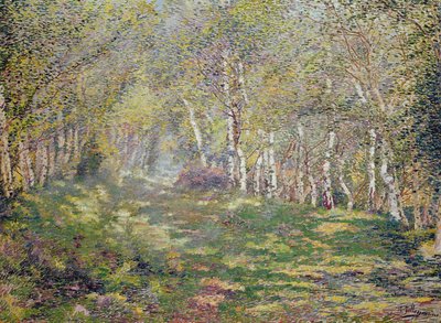 Sølvbjørker (olje på lerret) av Adriaan Josef Heymans