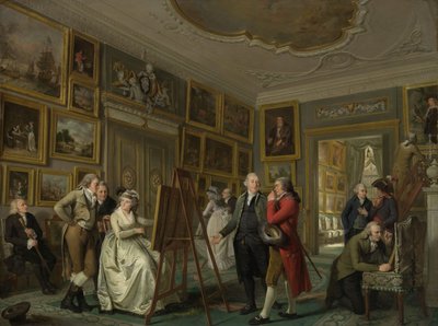 Kunstgalleriet til Jan Gildemeester Jansz, 1794-5 av Adriaan de Lelie