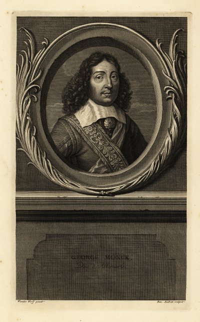 George Monck av Adriaan van der (after) Werff