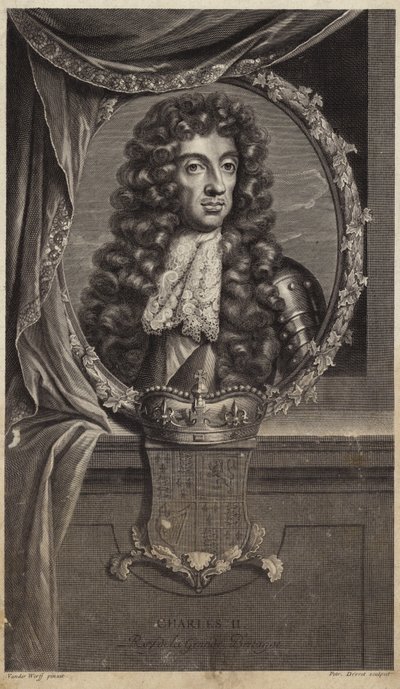 Portrett av kong Charles II av Adriaan van der Werff