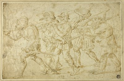 Fotsoldater av Adriaen Brouwer
