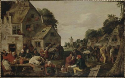 Kermesse. av Adriaen Brouwer