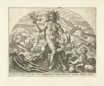 Jord The Four Elements (serietittel) av Adriaen Collaert