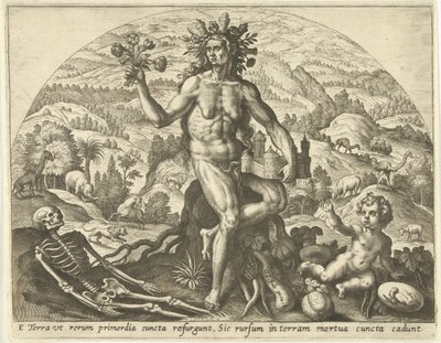 Jord The Four Elements (serietittel) av Adriaen Collaert